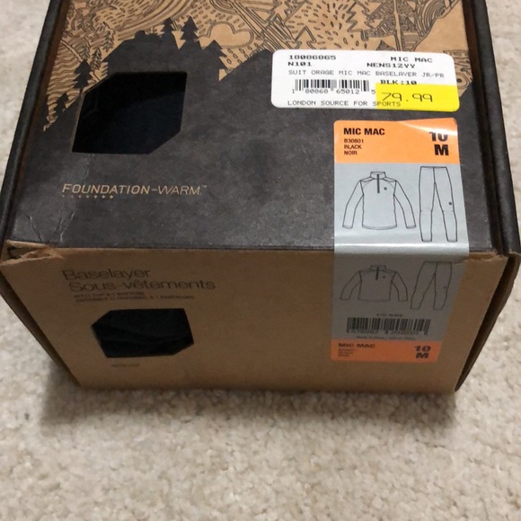 Kids Orage Mic Mac Baselayer Kit - Picture 4 of 5